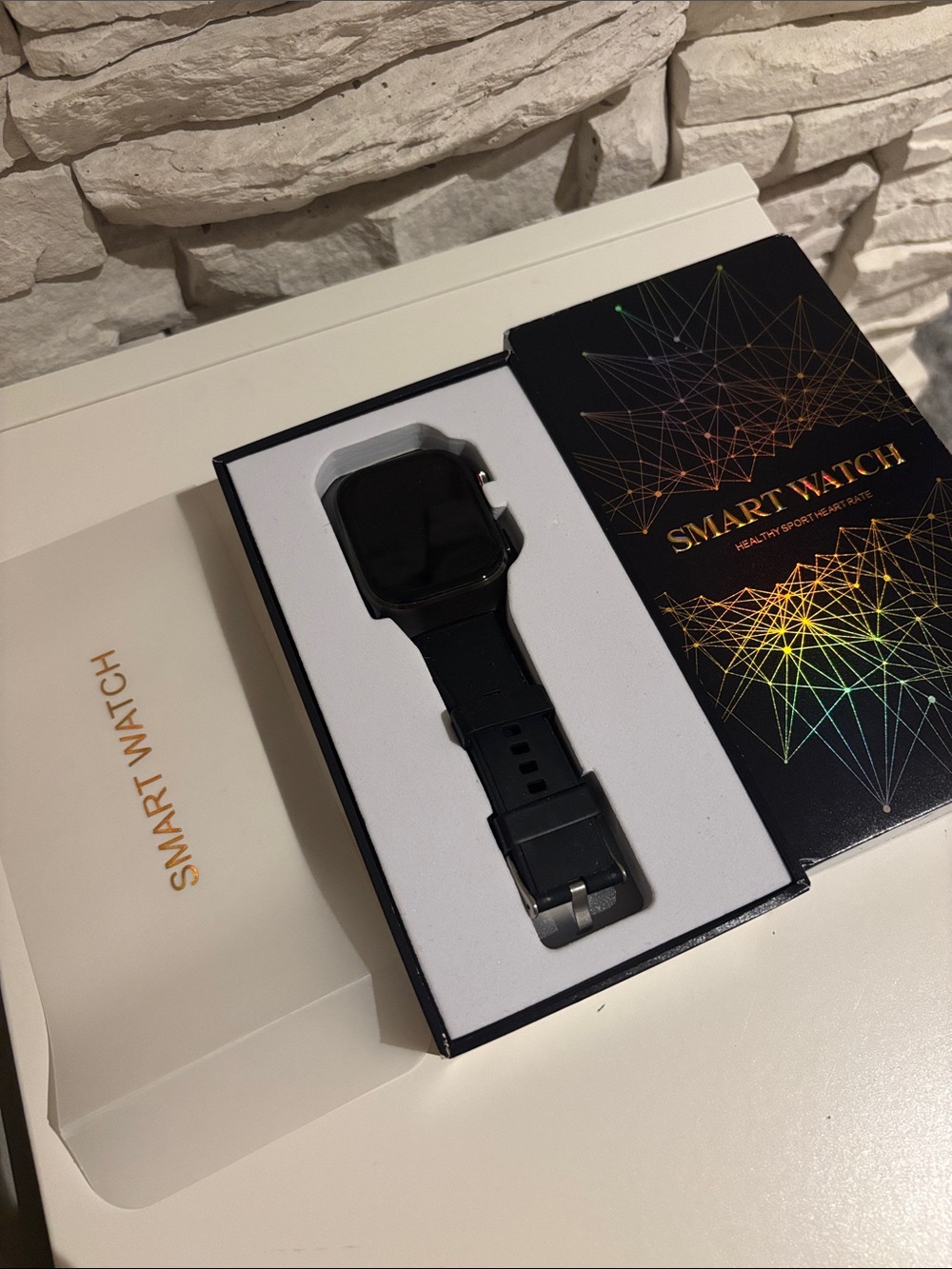 NWB Smart Watch - Black Fitness Smartwatch - Picture 2 of 2